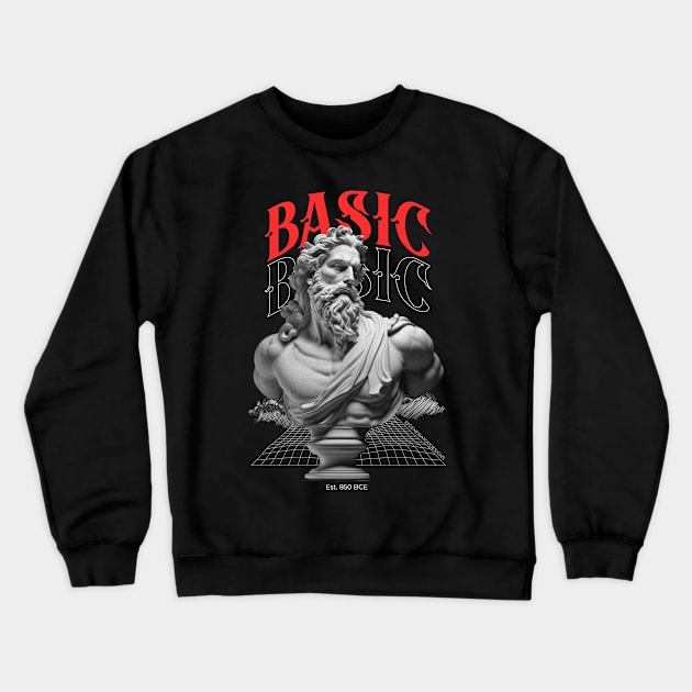 BASIC - Greek God T-shirt Crewneck Sweatshirt by GeneratorDesigns